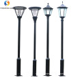 Professional manufacturer outdoor decorative antique cast iron street lamp post led garden pole light
